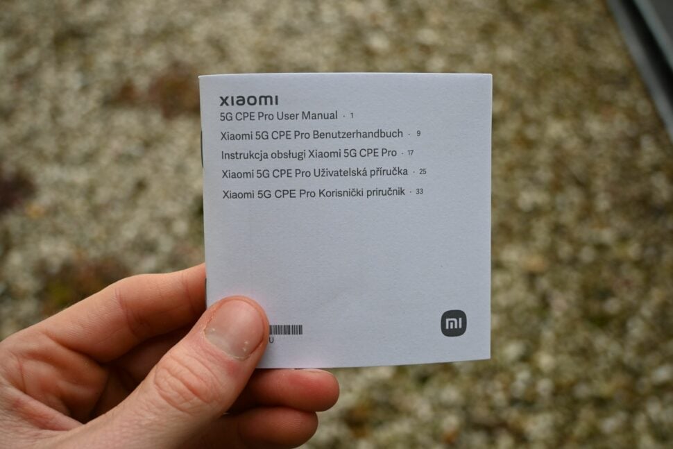 Xiaomi 5G CPE Pro anleitung 2