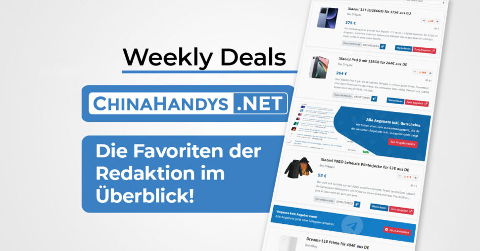 weekly Deals Angebote der Woche Banner