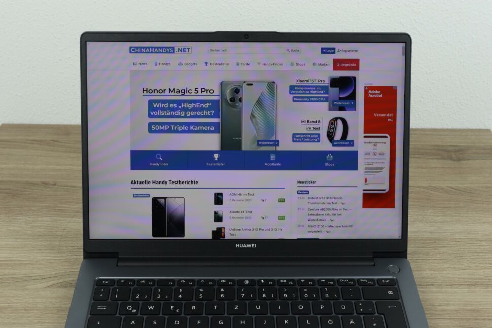 Huawei MateBook D14 Display Test 2
