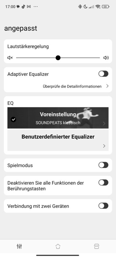 Soundpeats GoFree 2 App Test 3
