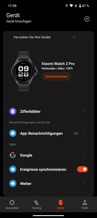 Xiaomi Watch 2 Pro Test Screenshot Mi Fitness 2