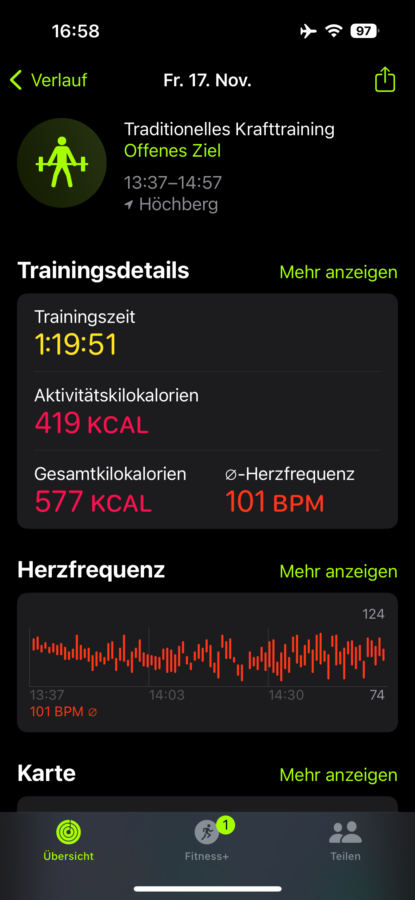 Xiaomi Watch 2 Pro Test Screenshot Training Vergleich Apple Watch 9 5