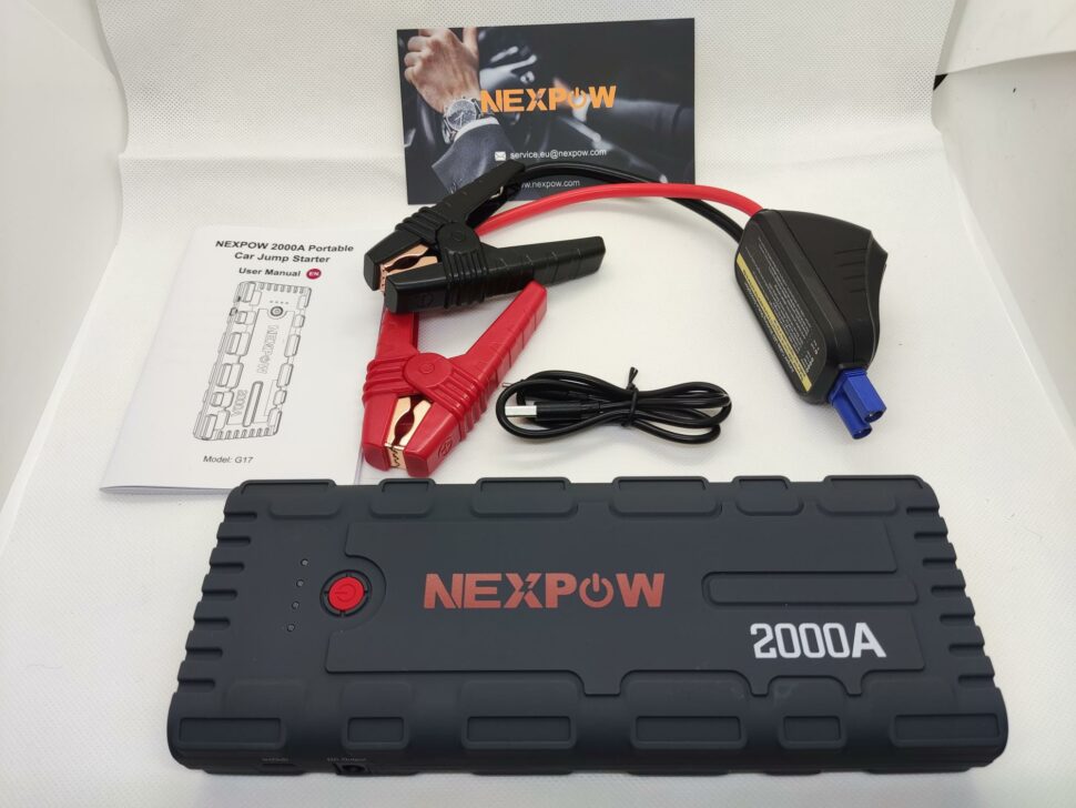 Nexpow Starthilfe Powerbank Lieferumfang2