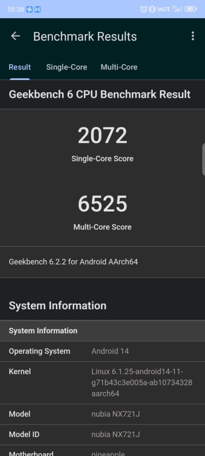 Nubia Z60 Ultra Test System Benches 18