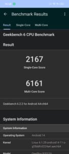 OnePlus 12 Test Screenshot Geekbench 6