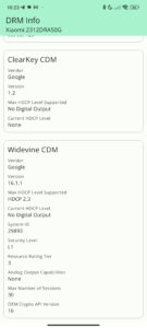 Redmi note 13 Pro 5G Widevine HDR 1