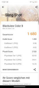 Test Blackview Color8 Slingshot