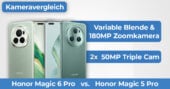 Honor Magic 6 Pro vs Honor Magic 5 Pro Kameravergleich Banner