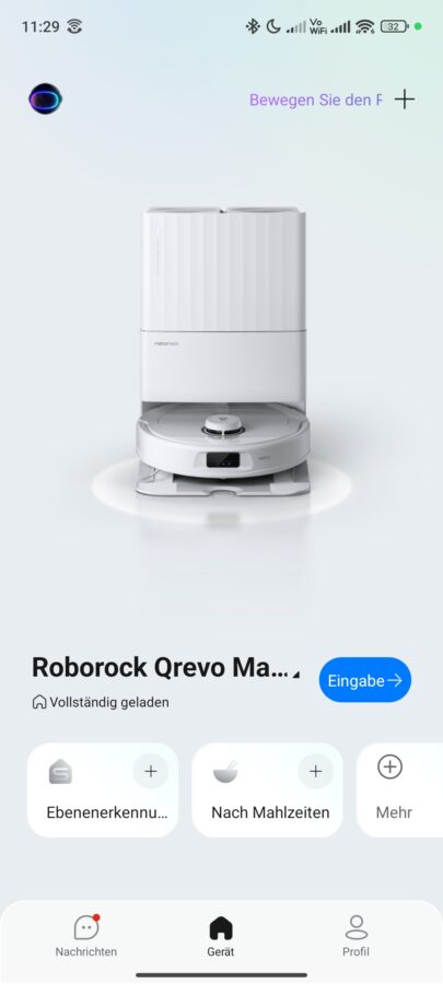 App und Funktionen Roborock qrevo maxv 2