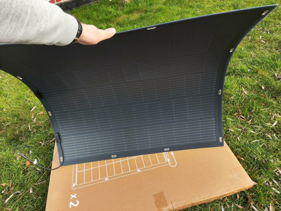 Zendure 210W flexible Solarpanel Biegung2