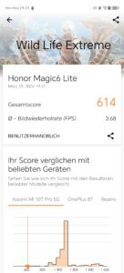 Honor Magic 6 Lite Test 3D Mark 2