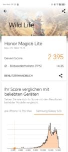 Honor Magic 6 Lite Test 3D Mark 3