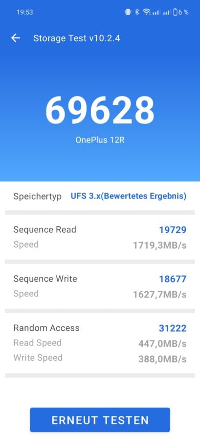 OnePLus 12R Leistungsmodus Benchmarks 6