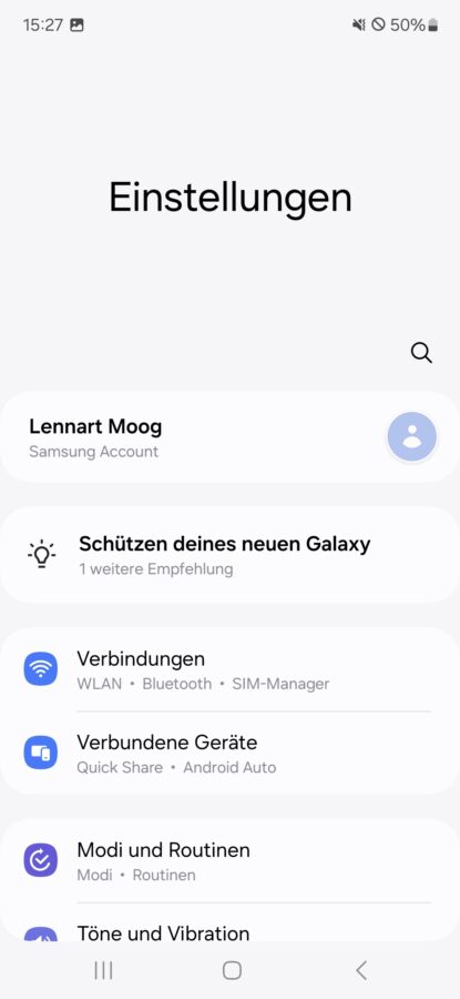 Screenshot Samsung Galaxy A35 OneUI