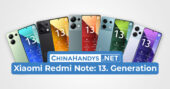 Redmi Note 13 fuenf Modelle Vergleich Beitragsbild