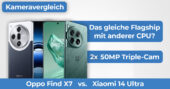 Oppo Find X7 vs OnePlus 12 Kameravergleich Banner