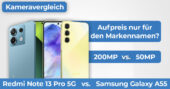 Redmi Note 13 Pro 5G vs Samsung A55 Kameravergleich Banner