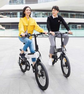 geekbuying Xiaomi HIMO C20 Foldable Electric Moped Bicycle Max 25km h Gray 816372 